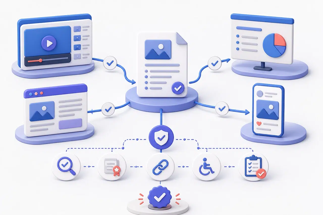 Ways to repurpose content while preserving source facts consistency accessibility and attribution