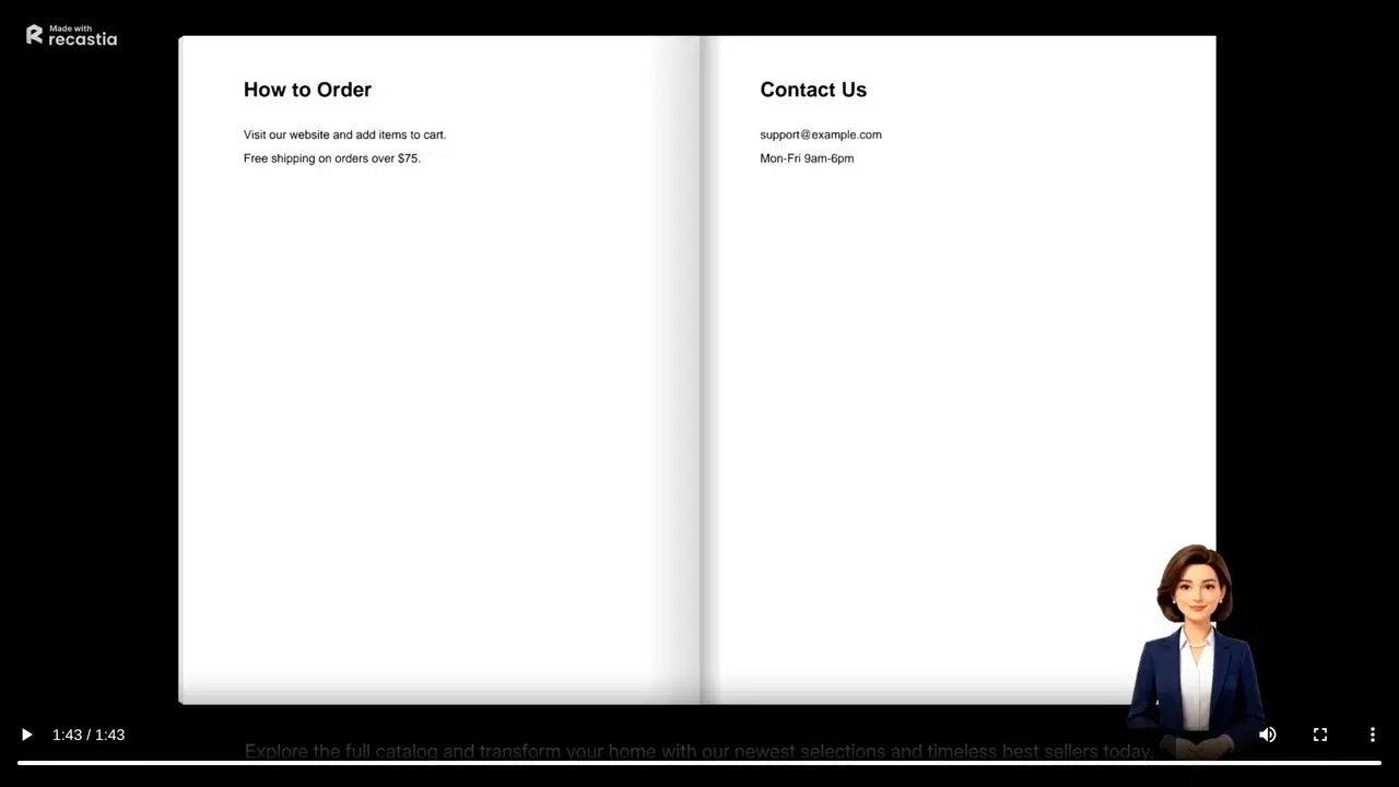 turn pdf into video benefits with AI voiceover and captions