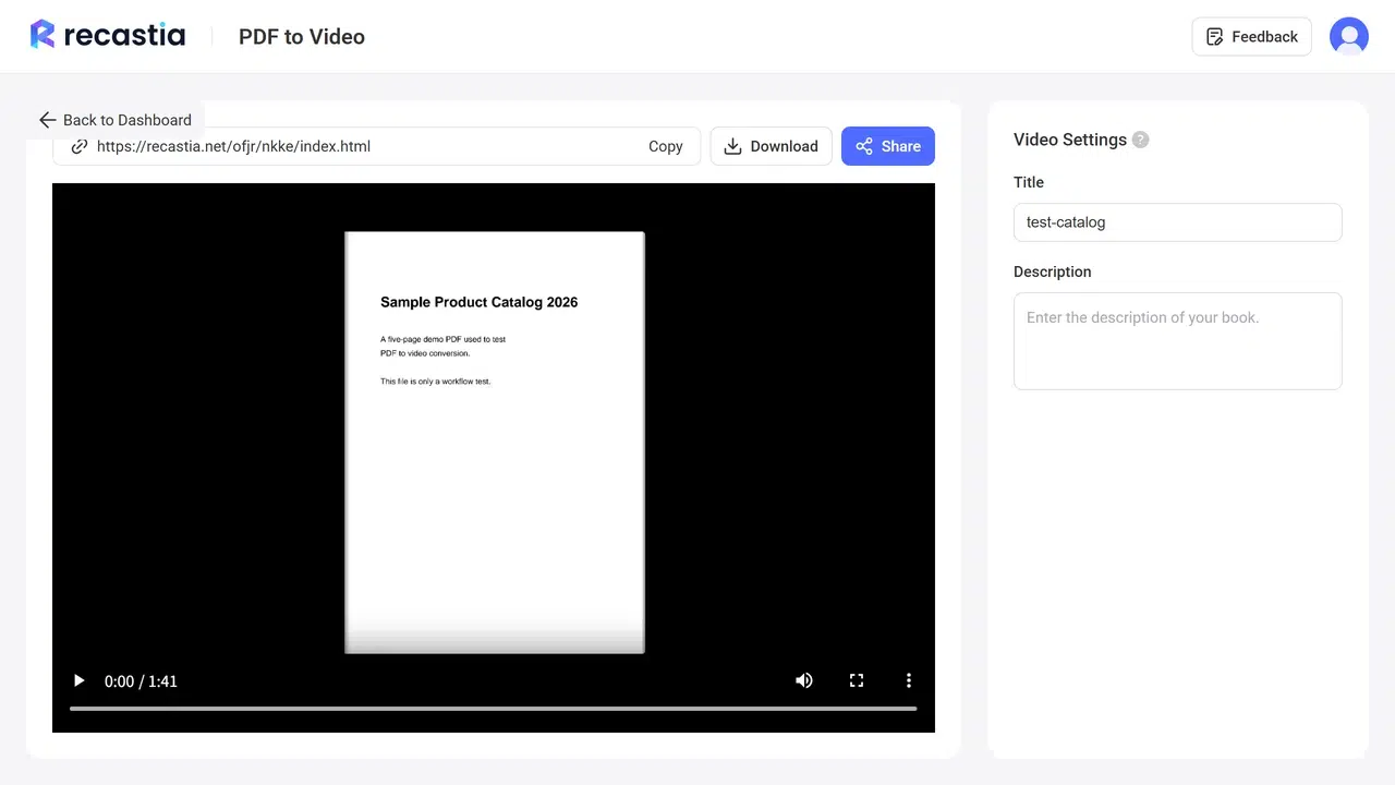 turn pdf into video download result