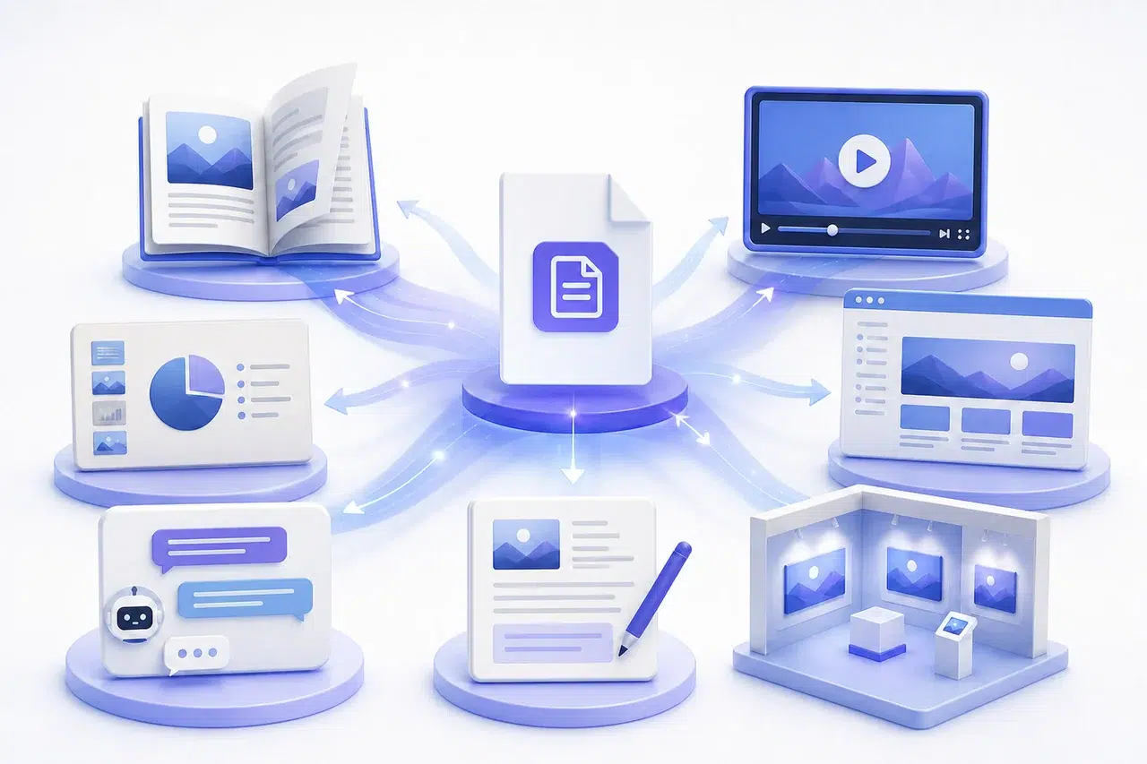 What Is Recastia? Turn One PDF Into Multiple Content Formats