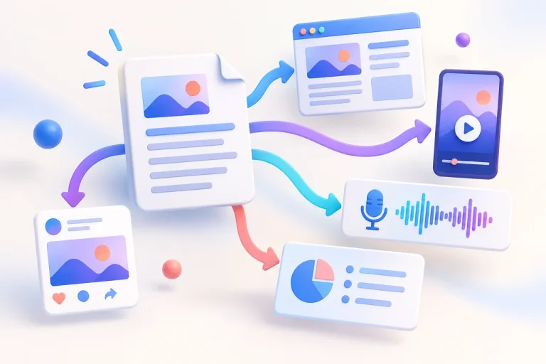 6 Content Repurposing Tools for PDFs, Video, and Social Media
