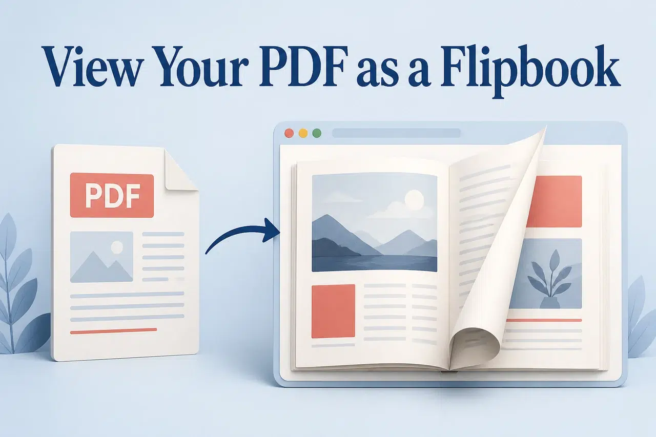 How to View a PDF as a Flipbook Online