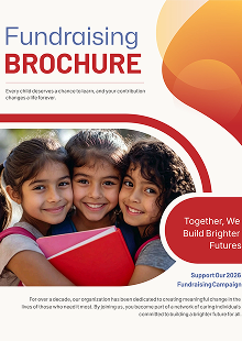 Fundraising Brochure Template
