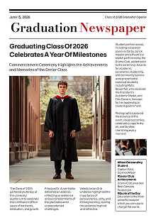 Graduation Newspaper Template