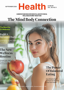 Health Magazine Layout Template