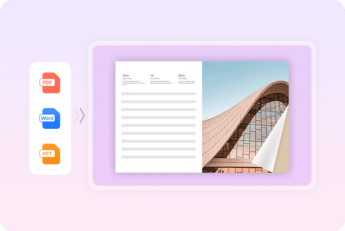Turn PDF into an online flipbook with realistic page-turning effects